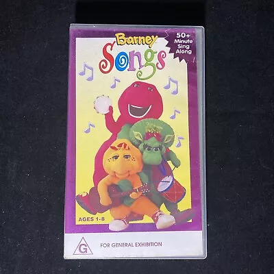 Barney Songs - VHS Video 1995 - Barney And Friends Purple Dinosaur • $19.95