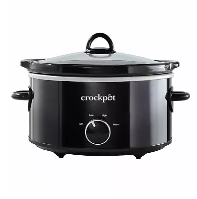 Black 4-Quart Classic Slow Cooker By Crock-Pot • $35