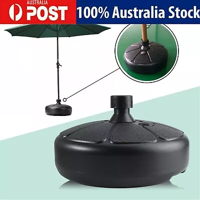 38cm Plastic Parasol Outdoor Round Umbrella Base Stand Beach Garden Yard • $34.94