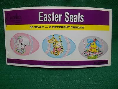 Vintage Eureka EASTER Seals Stickers NEW Complete 36 Seals • $9.95