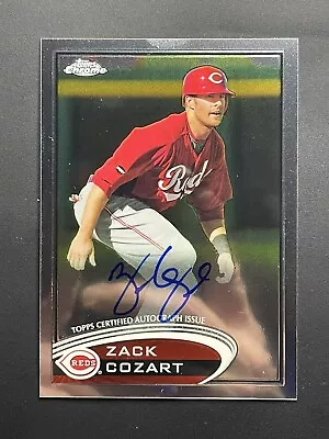 2012 Topps Chrome Auto Zack Cozart Cincinatti Reds • $5