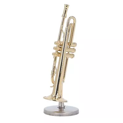 Trumpet Replica Mini Trumpet Toy Romantic Vibes For Bookshelf • $21.87