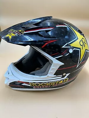 VTG MSR Rockstar Helmet Size XXL Motocross Dirtbike Offroad TX-22 • $199