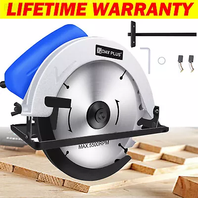 Electric Circular Saw Handheld Multi-Purpose Wood Tile Saws Cutting 185mm Blades • £31.50