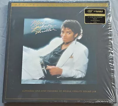 Michael Jackson Thriller One Step MoFi Mobile Fidelity Sound Vinyl LP 2022 NM • $89.99