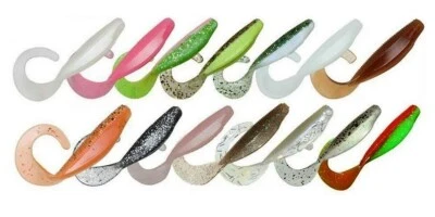 $10.95 • Buy Zman 4  Streakz Curly Tailz - 5 Pack Of Z Man Soft Plastics Fishing Lures