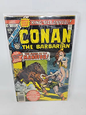 Conan The Barbarian Annual #4 King-size Marvel *1978* 3.0 • $3.99