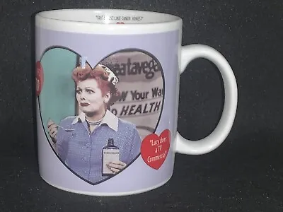 I Love Lucy Coffee Mug Cup Tastes Just Like Candy Honest 50th Anniversary • $12.95