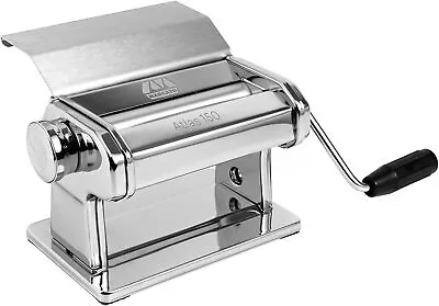 MARCATO Made In Italy Atlas 150 Slide Manual Pasta Machine Chrome Steel. • $84.90