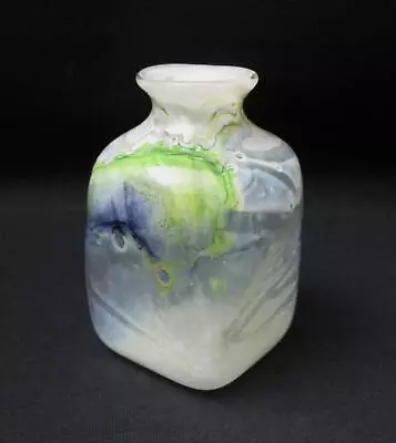 John Walsh Australian Studio Art Glass Vase Signed Handmade Jam Factory Interest • $138