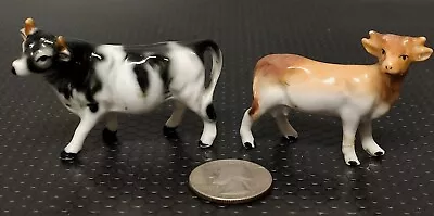 Bone China Miniature Cows 2 - 2½  Long *Damaged Read* • $9.99