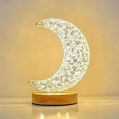 3 Colors Changing Table Lamp Moon Night Light For Kids Touch Control Home Decor  • $8.99