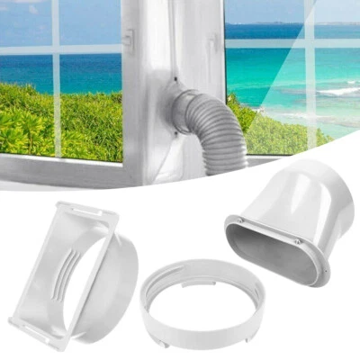 $18.99 • Buy Portable Air Conditioner Window Exhaust Duct Pipe Hose Interface Connector BH