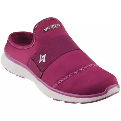 Vevo Active Womens Aly  Purple Slides Mules Shoes 11 Medium (BM) BHFO 0724 • $15.99