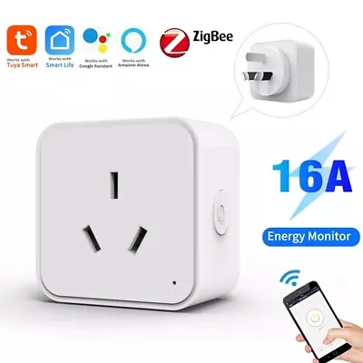 1-4X Wifi Plug Smart AU Socket Switch Outlet Adaptor App Remote For Alexa Google • $21.49