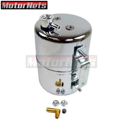 Universal Chrome Brake Vacuum Canister / Reservoir Power Brakes Pro Street Rod • $69.98