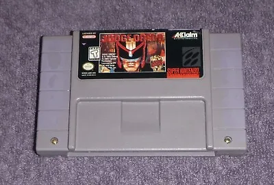 Judge Dredd (Super Nintendo Entertainment System SNES 1995)-Cart Only • $18.09