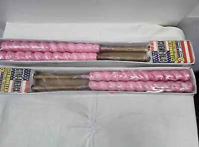 Citronella Garden Candles Torches Set Of 4 Pink 20  Citro-America • £18.31
