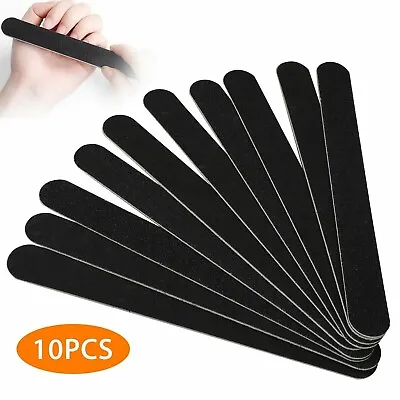 10-Pack Pro Double Sided Manicure Nail File Emery Boards #100 #180 • $4.99