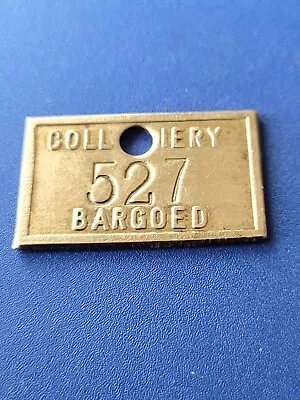 Original Bargoed Colliery Pit Check Welsh Miners Lamp Tally • £9.99