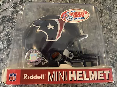 Houston Texans Mini Helmet 4” Riddell Quarterback Facemask • $34.77