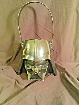Star Wars Costume Darth Vader Helmet Easter Or Halloween 8  Kids Candy Basket • £5.78