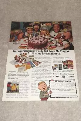 1979 Mr Magoo Party Kit Redbook Magazine Hershey Ge Mail-in Offer Advertisement • $11.99