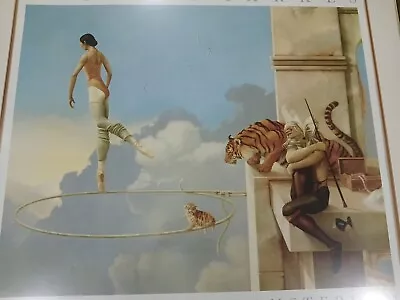 Vtg 1987 Michael Parkes  Dream For Rosa  Oil On Wood Steltman Edition Print  • $246.95