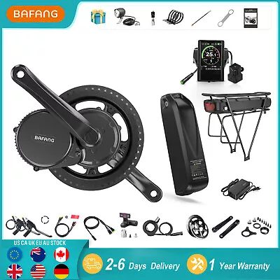 48V Bafang Mid Drive Motor 68mm-100mm DIY Ebike Conversion Kits • £322.55