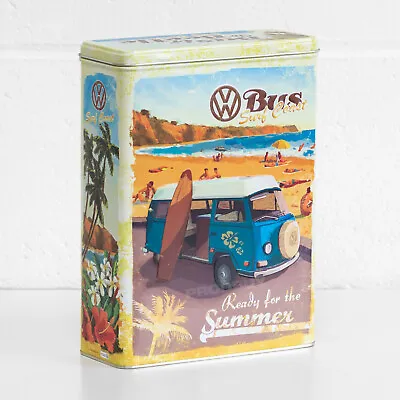 Retro Large 4L VW Biscuit Storage Tin Box Kitchen Cereal Container Beetle Bulli • £20