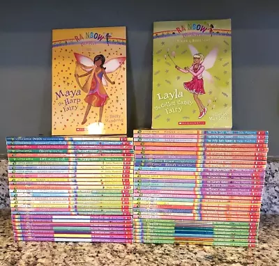 Lot 59 Rainbow Magic Fairy Books By Daisy Meadows Fairies 6 Complete Sets • $74.99