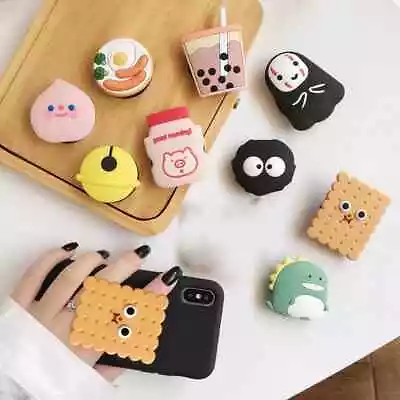 $8.99 • Buy Cute Cartoon/Anime Style Expanding Phone Grips For Back Of Phone