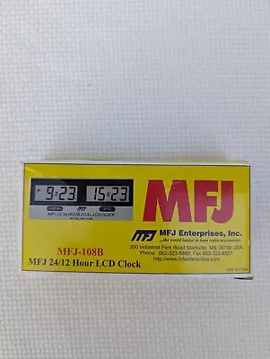 New MFJ-108B LCD 12/24 HOUR LCD CLOCK  • $34.99