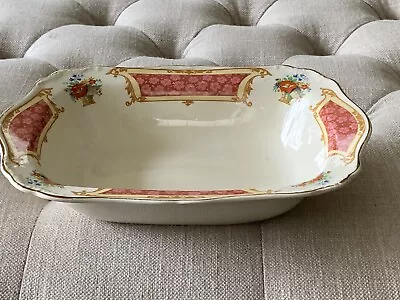 Vintage J&G Meakin SOL 391413 Serving Dish Rectangular Floral 25cmx19cm • £8