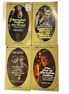 Dark Shadows Paperback Book Lot Of 4 First & 2nd Prints Marilyn Ross ABC TV Show • $12.34