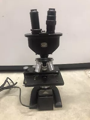 Vintage Spencer Buffalo Binocular Microscope With Light 232005 • $49.99