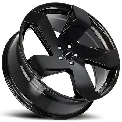 (4) 20  Strada Wheels Coltello Gloss Black Rims(B42) • $1145