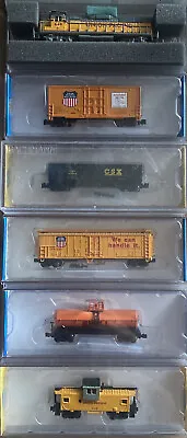 N Scale Union Pacific UP Runner 6-pack Engine Box Tank Car Reefer Hopper Caboose • $99.95