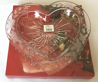 Mikasa Christmas Love 13” Heart Platter Made In Japan– New In Box. Same Day Ship • $29.99