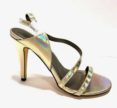 Michael Antonio Raspy Womens High Heel Sandals Gold Size US9 M • $28