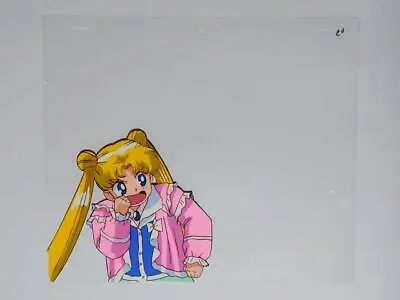 VTG* SAILOR MOON - ANIME CEL (Usagi Tsukino) W/ DOUGA Genga Set F34139 • $327.36