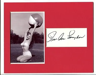 $24.99 • Buy Sue Ane Langdon A Guide For The Married Man Arnie Signed Autograph Photo Display