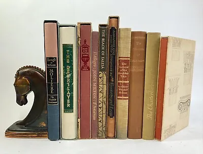 Lot Of 10 Heritage Club Collector’s Edition Vintage Hardcover In Slipcases • $69.99