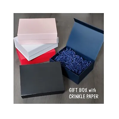 Blank Empty Gift Box Magnetic Closure BOX ONLY 11x8.25x3.75  • $10.99
