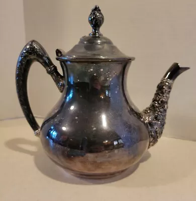 FORBES Silver Co. Quadruple Silverplate Coffee Or Tea Pot 196 VTG • $19.95