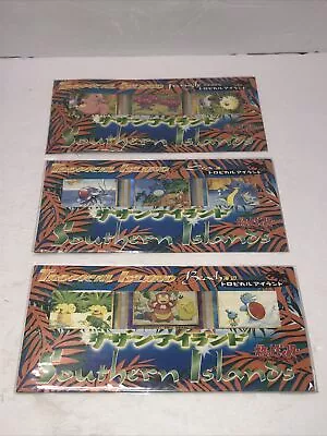 Pokemon Southern Islands Sealed Tropical Island Sea Beach Jungle 3 Pack Set • $135.99