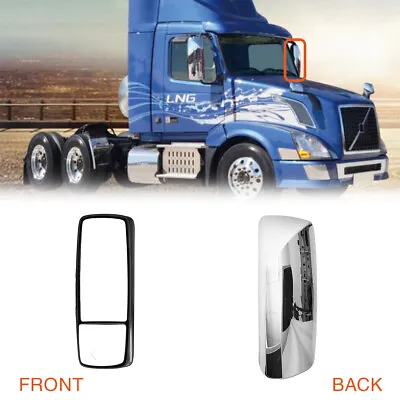 Chrome Door Mirror  Power Heated Driver LH Side For Volvo VNL Truck • $140.99
