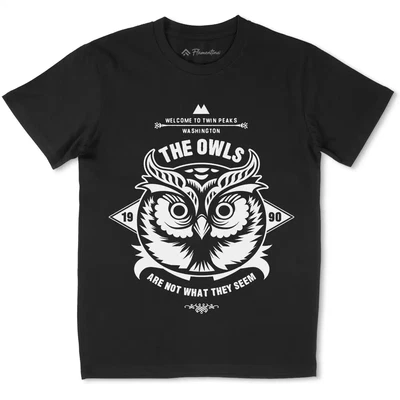 The Owls Animals T-Shirt Twin Peaks Great Northern Hotel RR Diner One Eyed D120 • £13.99