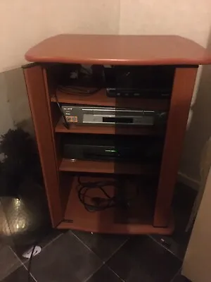 £1 • Buy TV/Music Cabinet With Glass Doors