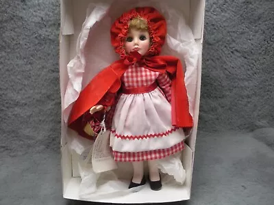 VTG Effanbee Little Red Riding Hood Doll Rooted Hair Sleepy Eyes Org Outfit Box • $13.29